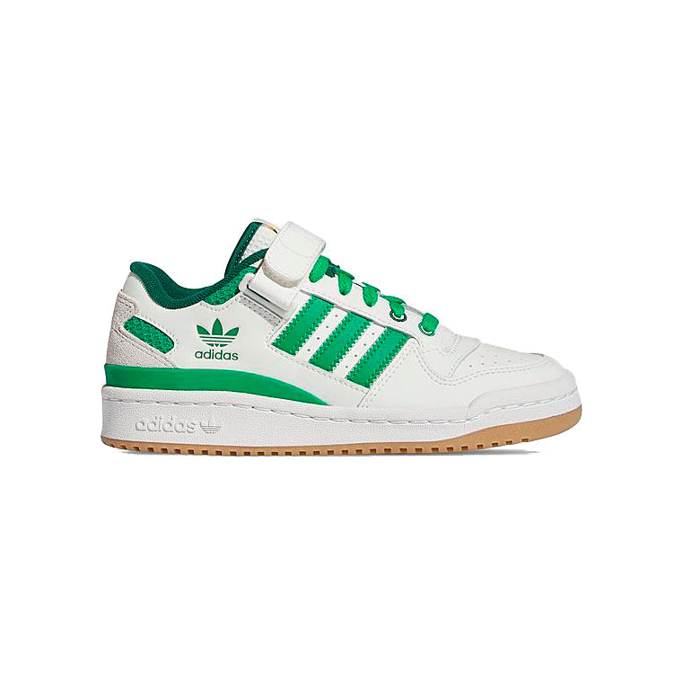 Adidas Forum Low Junior Bianche e Verdi Scarpe da Ginnastica Bambini