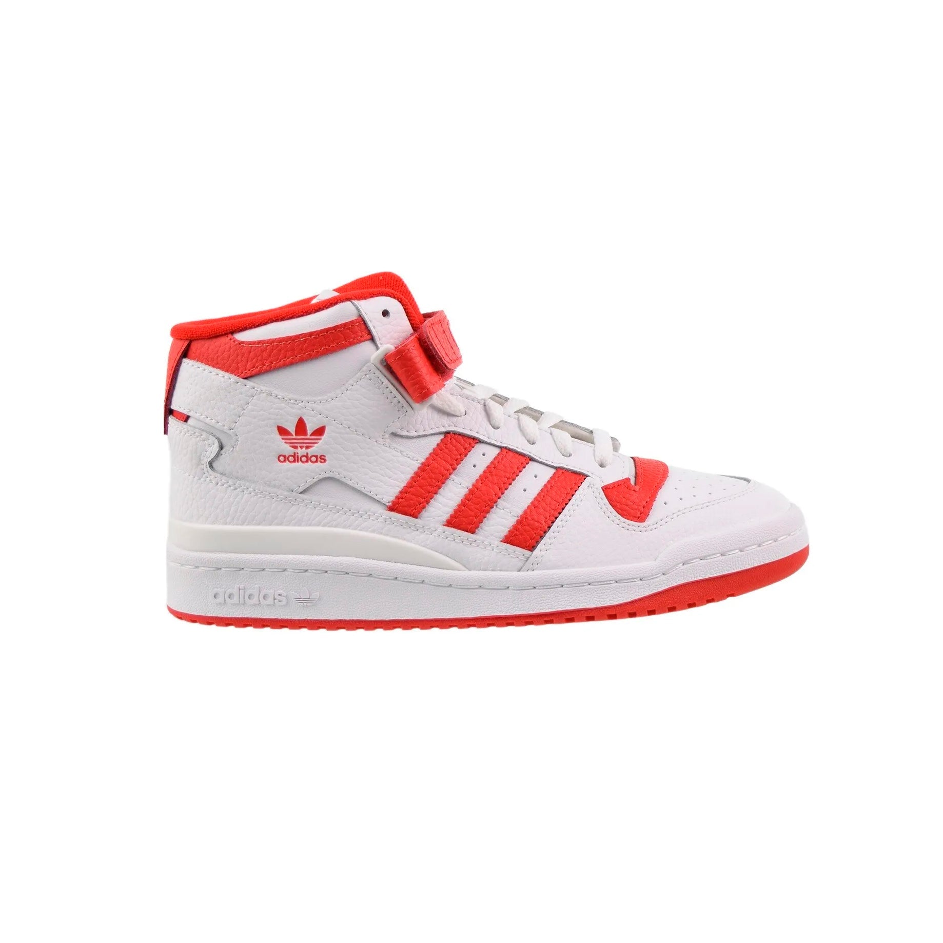 Adidas Forum Mid Bambini Bianche e Rosse Sneakers Alte