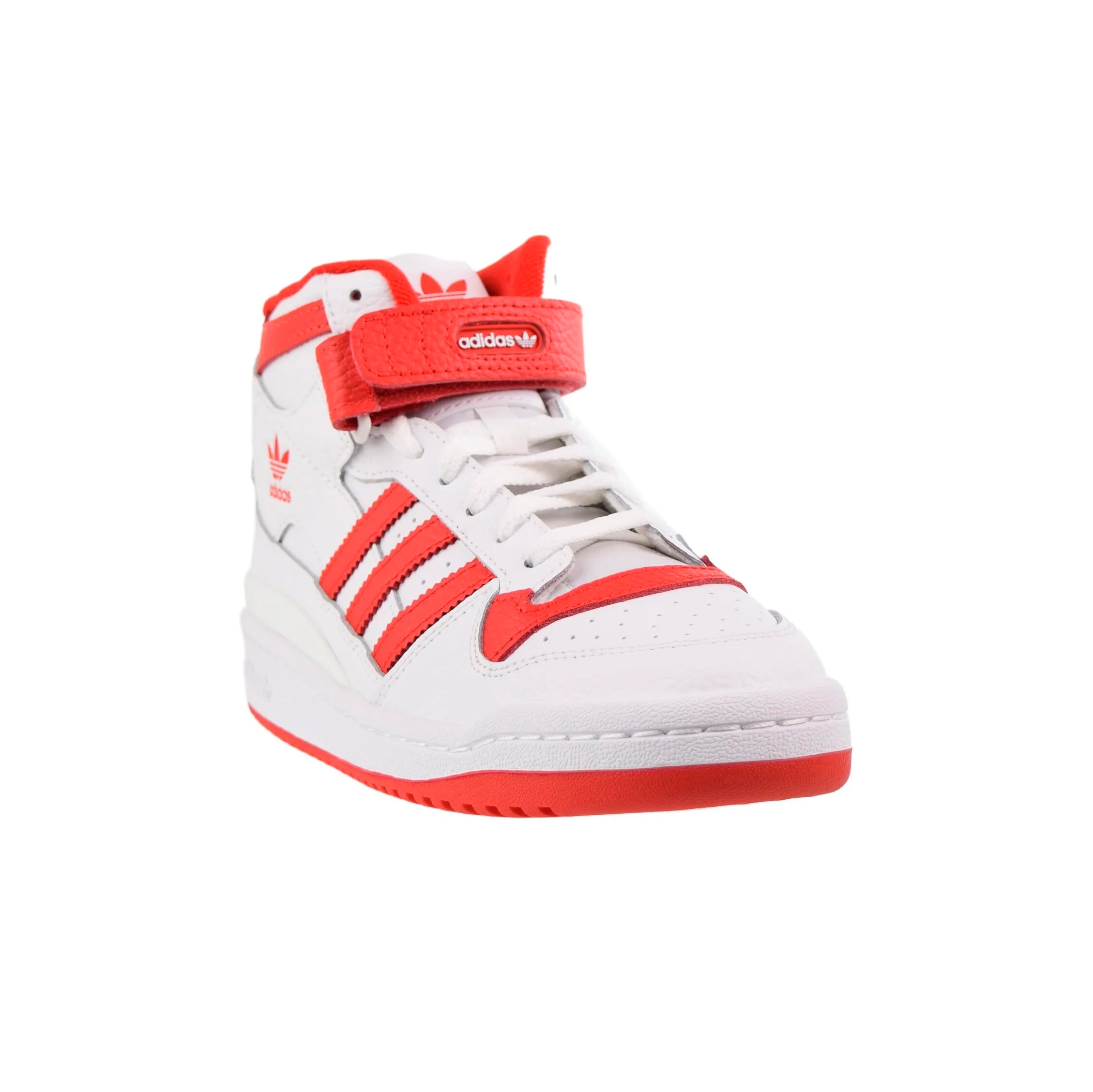 Adidas Forum Mid Bambini Bianche e Rosse Sneakers Alte