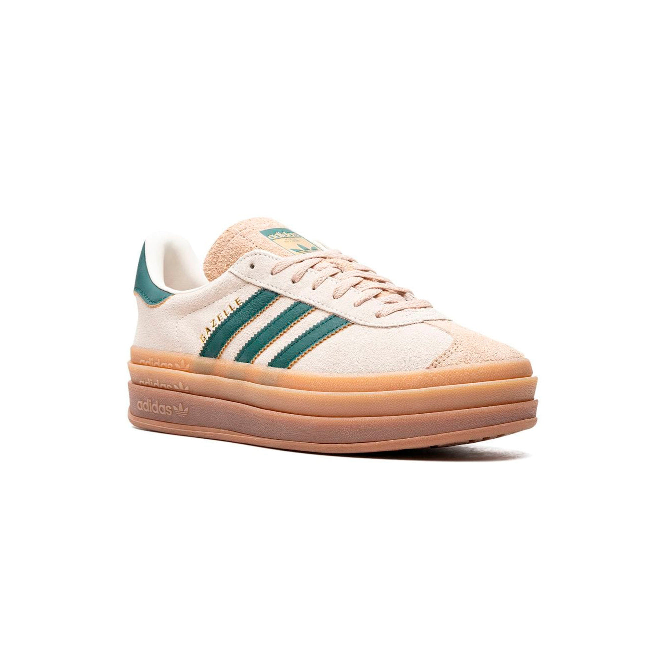 Adidas Originals Gazelle Bold Donna Panna Verde Suede Platform