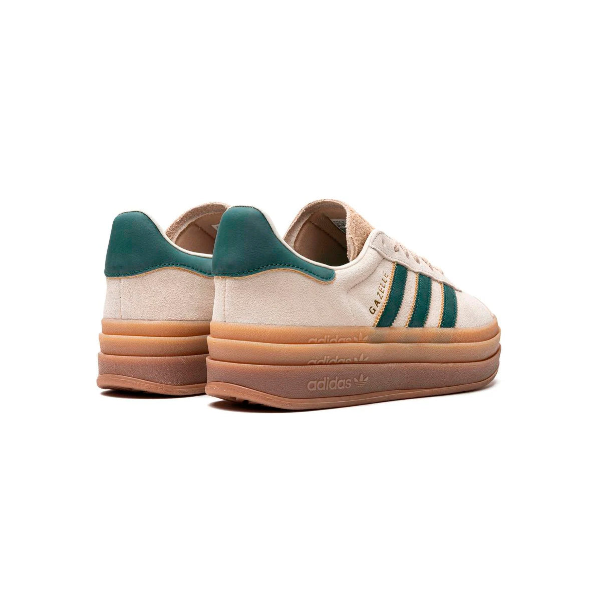 Adidas Originals Gazelle Bold Donna Panna Verde Suede Platform