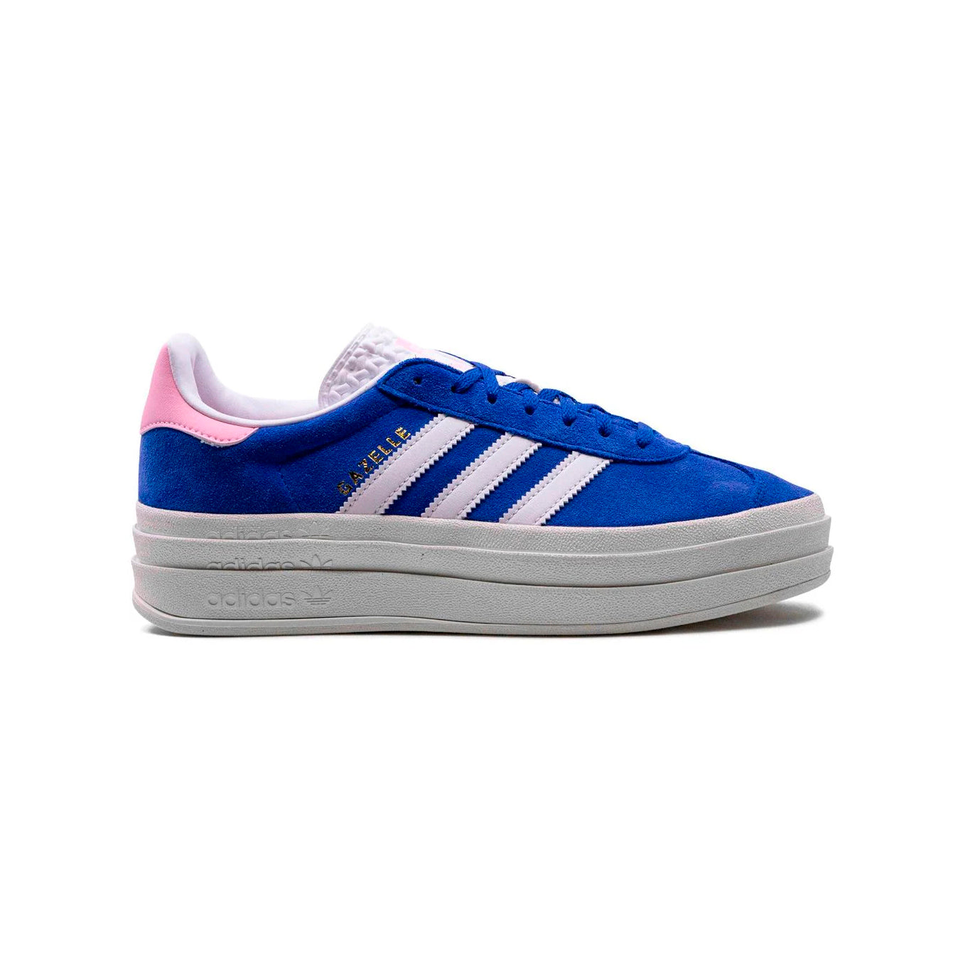 Adidas Gazelle Bold Scarpe Blu Lucido e Rosa Donna Platform Retro