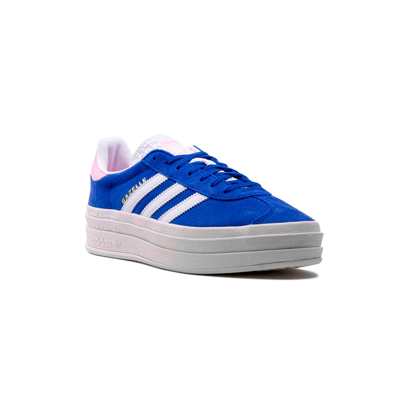 Adidas Gazelle Bold Scarpe Blu Lucido e Rosa Donna Platform Retro