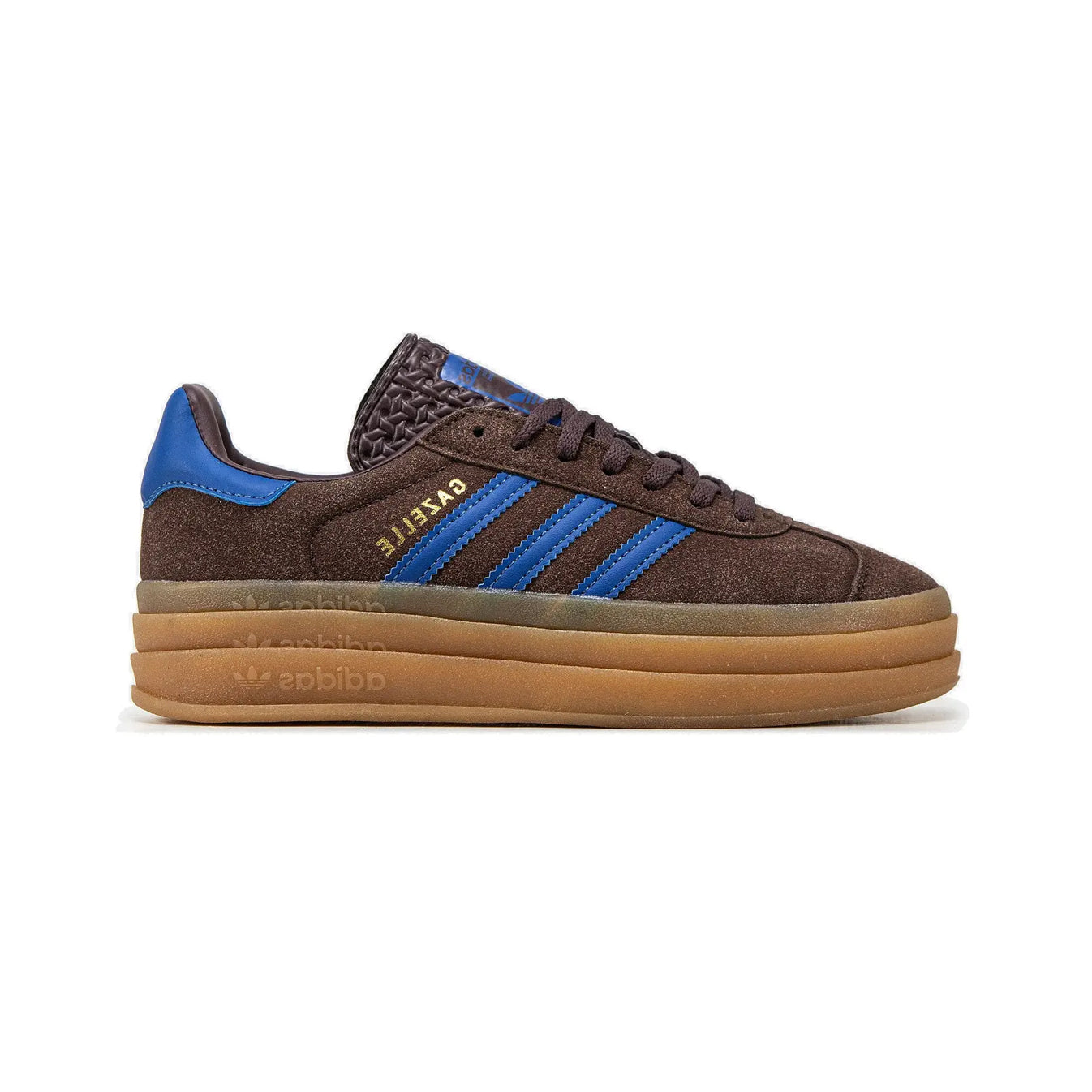 Adidas Originals Gazelle Bold Marrone Blu Elettrico Gum