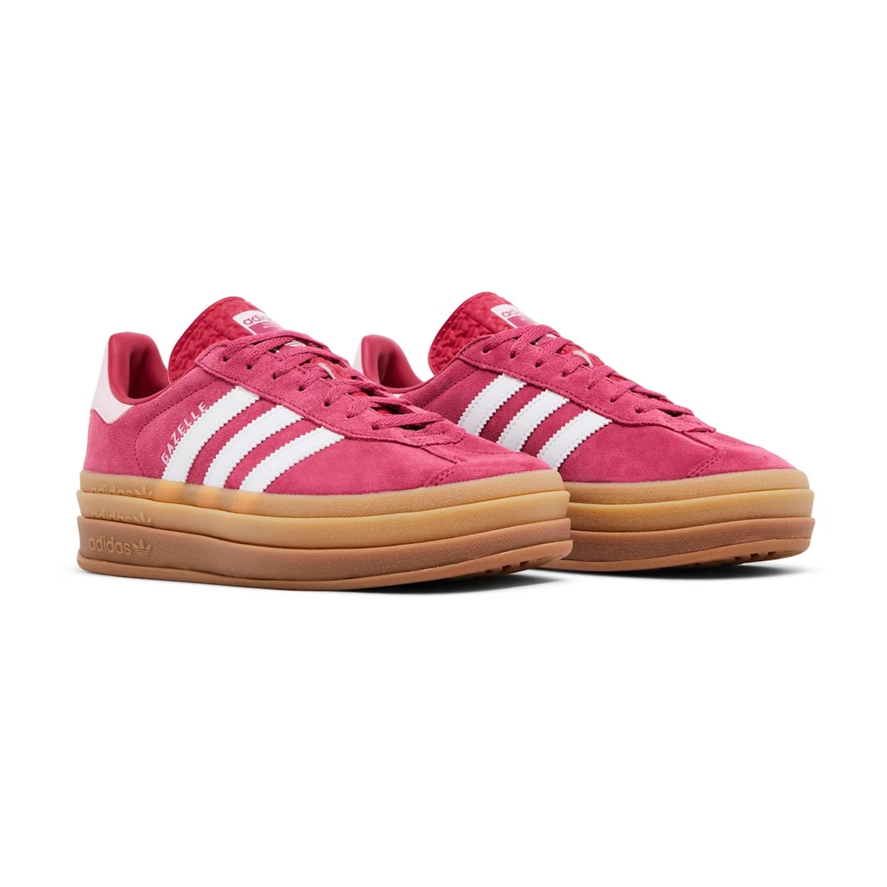 Adidas Gazelle Bold Scarpe Rosa con Suola Gum Donna Platform Vintage