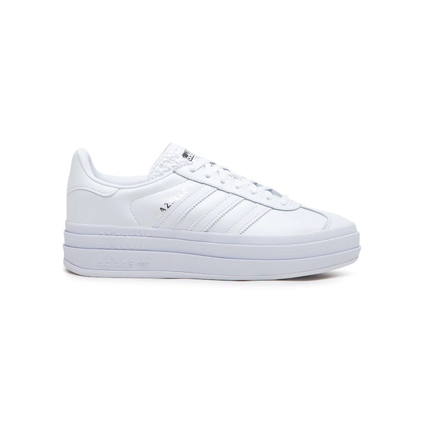 Adidas Gazelle Bold Scarpe Total White Donna Platform Eleganti