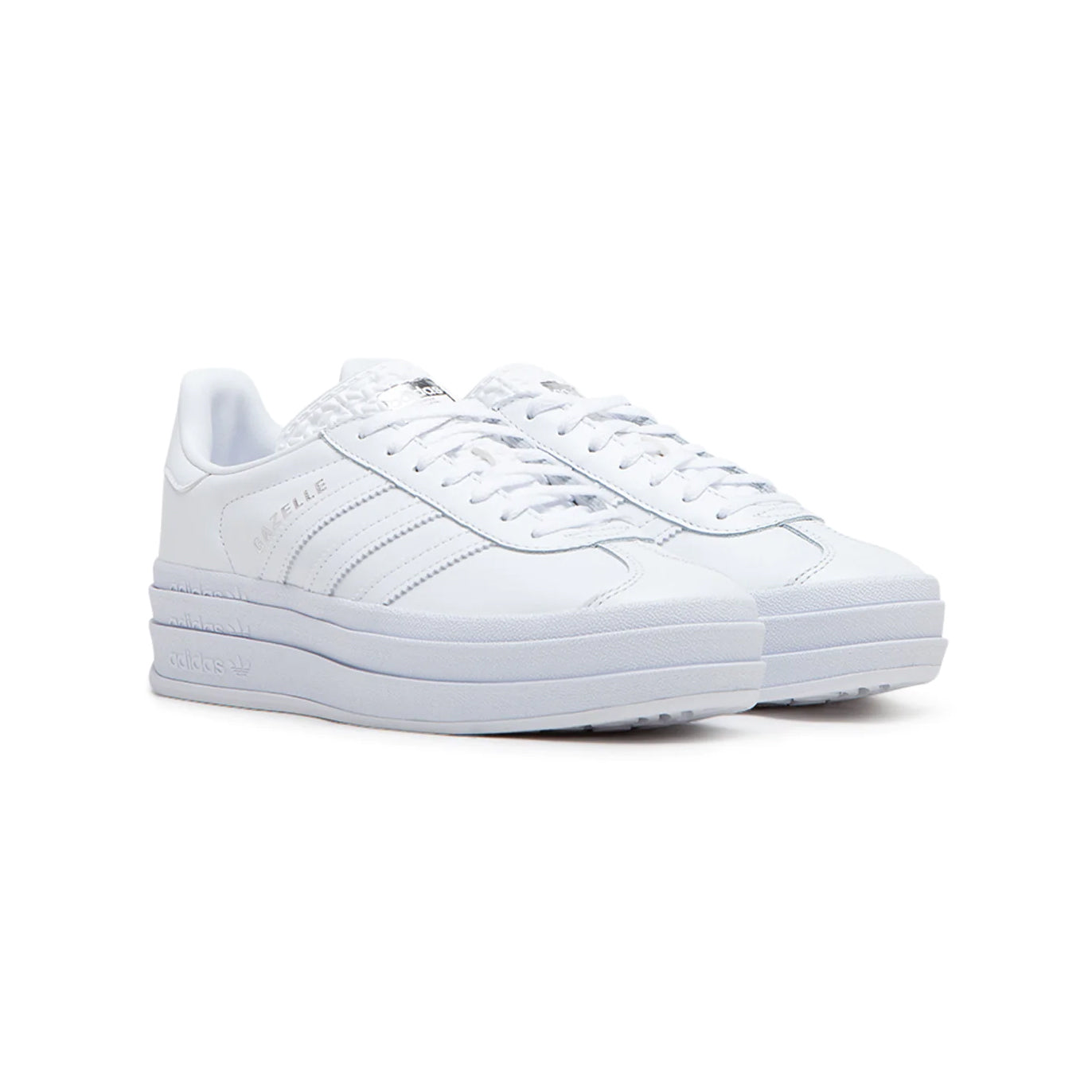 Adidas Gazelle Bold Scarpe Total White Donna Platform Eleganti