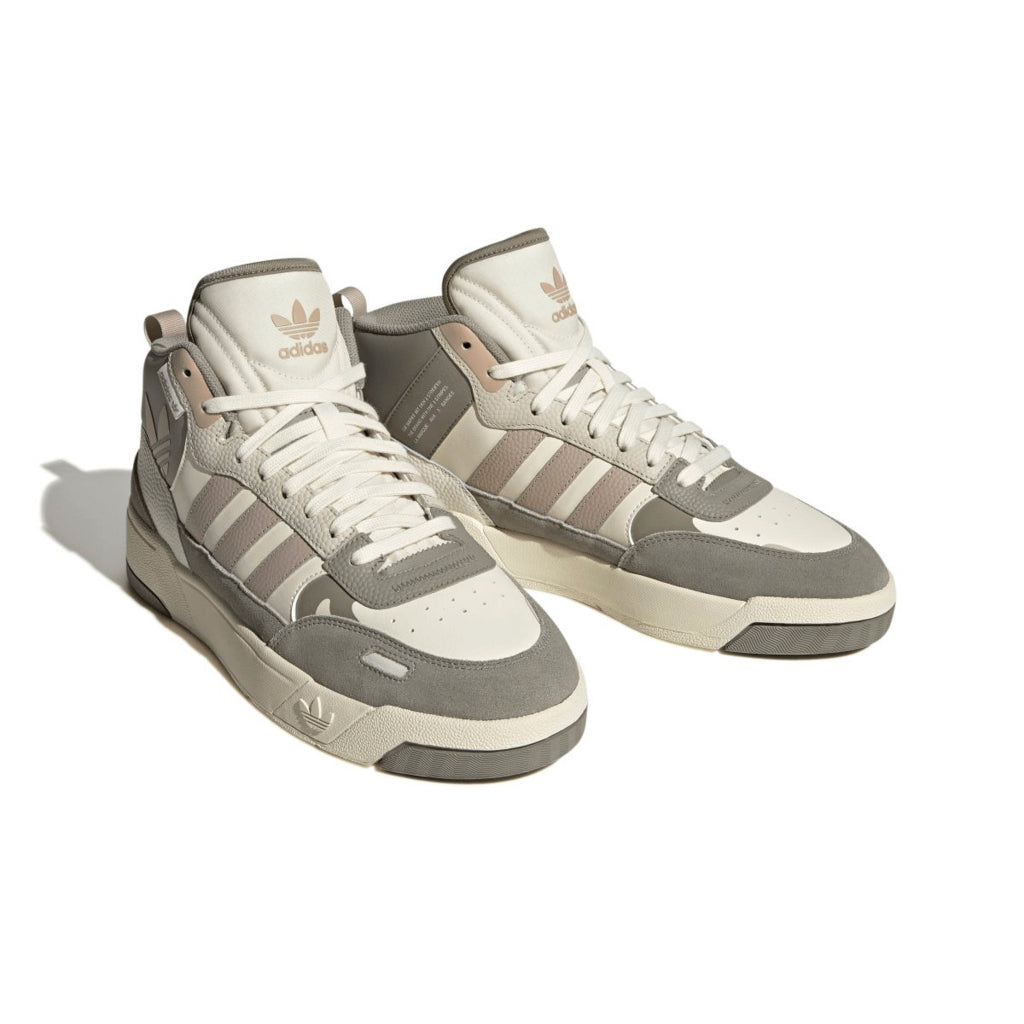 Adidas Post Up Sneakers Bianche e Taupe Uomo Stile Retro Basket