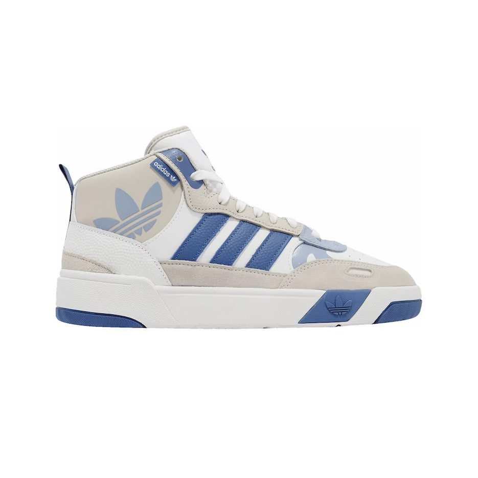 Adidas Post Up Sneakers Bianche e Blu Royal Uomo Stile Basket Retrò