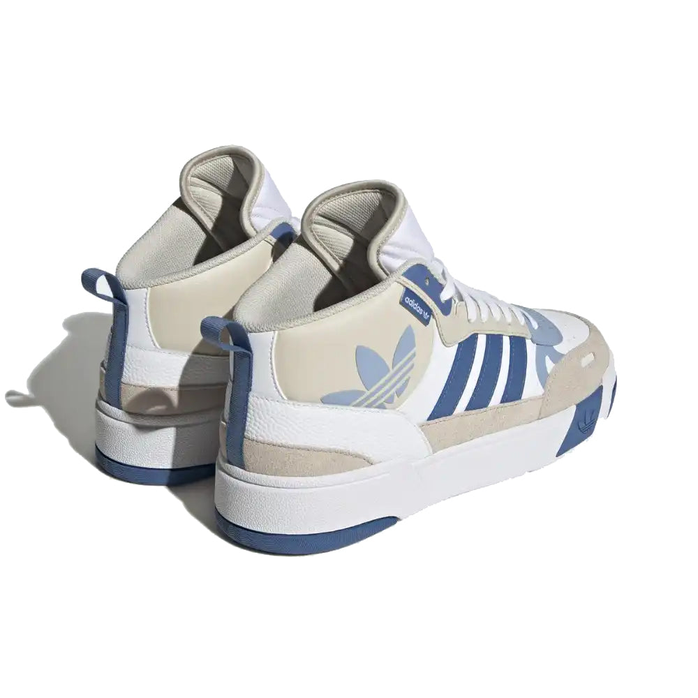 Adidas Post Up Sneakers Bianche e Blu Royal Uomo Stile Basket Retrò