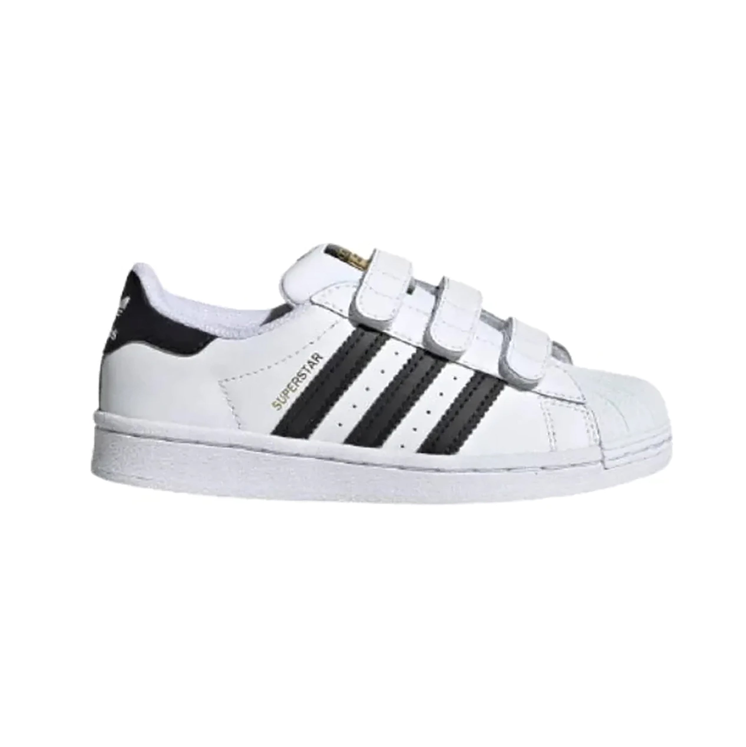 Adidas Superstar Bambini Bianche con Strisce Nere Sneakers Casual