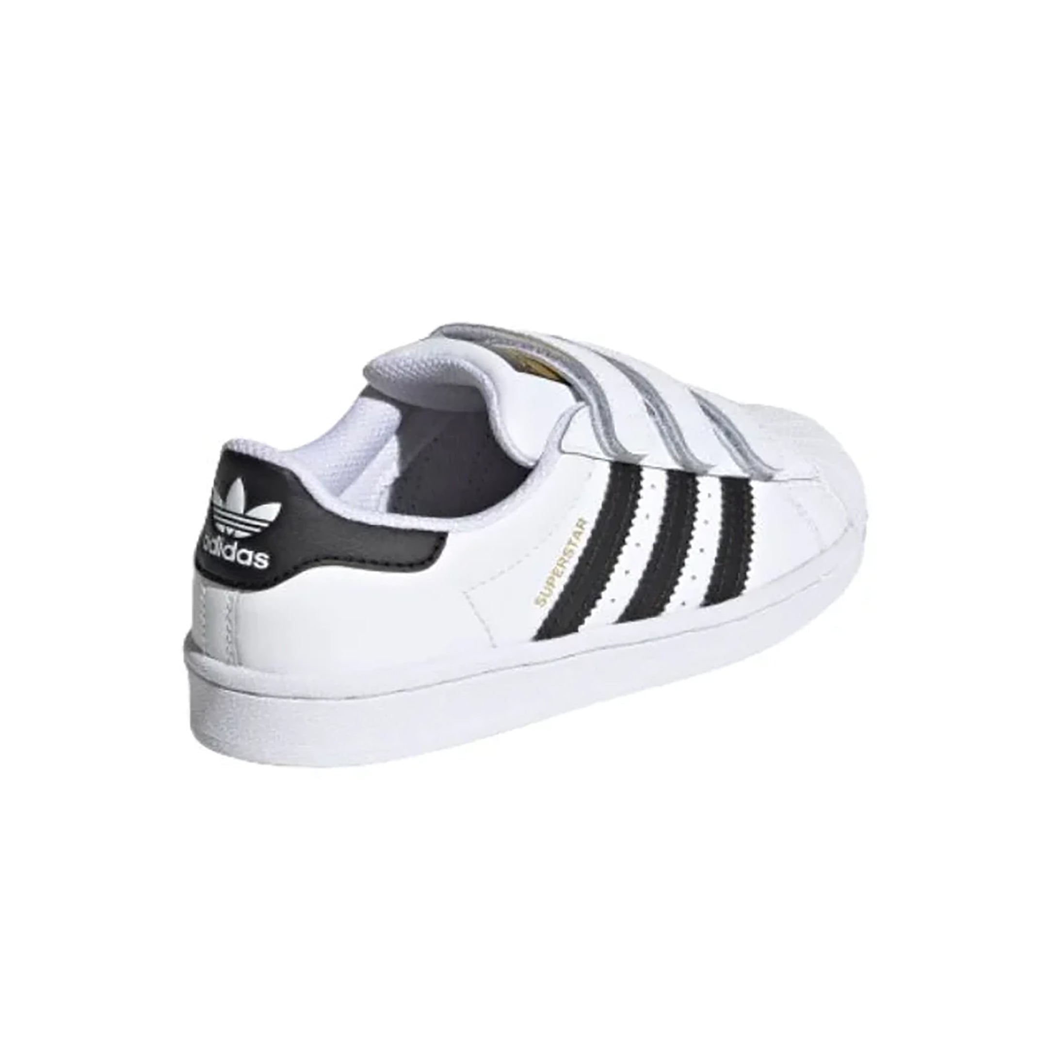 Adidas Superstar Bambini Bianche con Strisce Nere Sneakers Casual