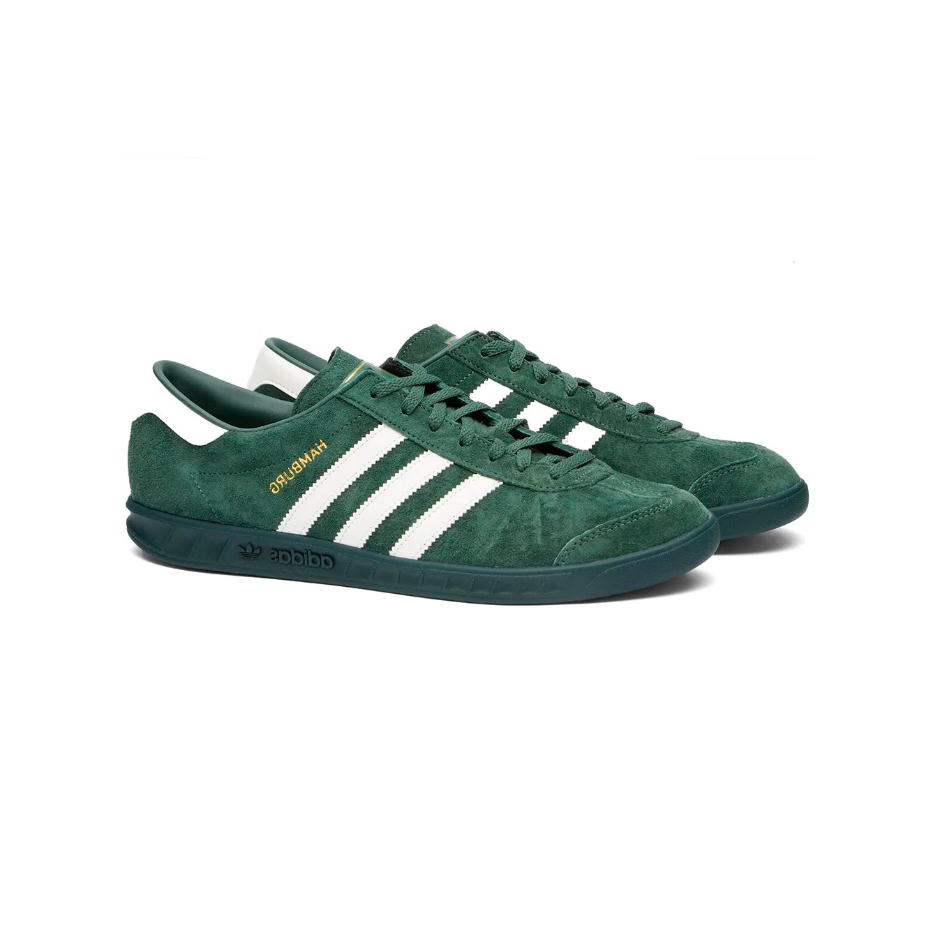 Adidas Hamburg Scarpe da Ginnastica Verde Oxide Uomo Retro Sportive