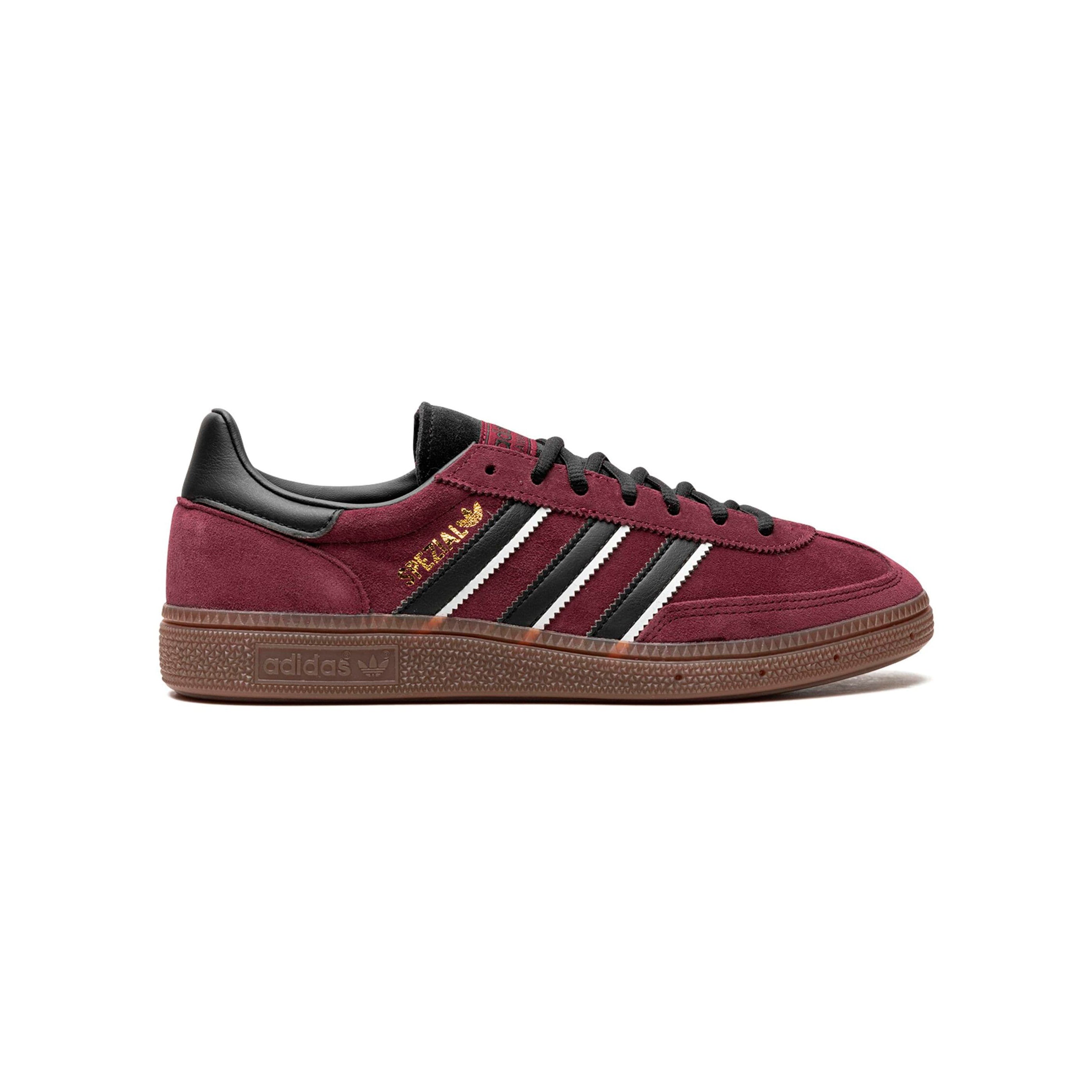 Adidas Handball Spezial Scarpe Bordeaux e Nero con Suola Gum Uomo Retro