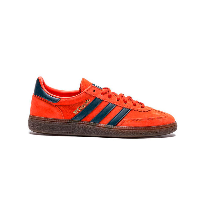 Adidas Handball Spezial Scarpe Arancioni e Blu Navy Uomo Retro