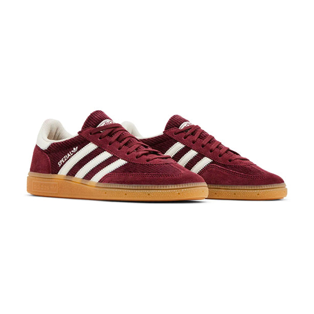 Adidas Handball Spezial Scarpe Rosse in Velluto a Coste Uomo Retro