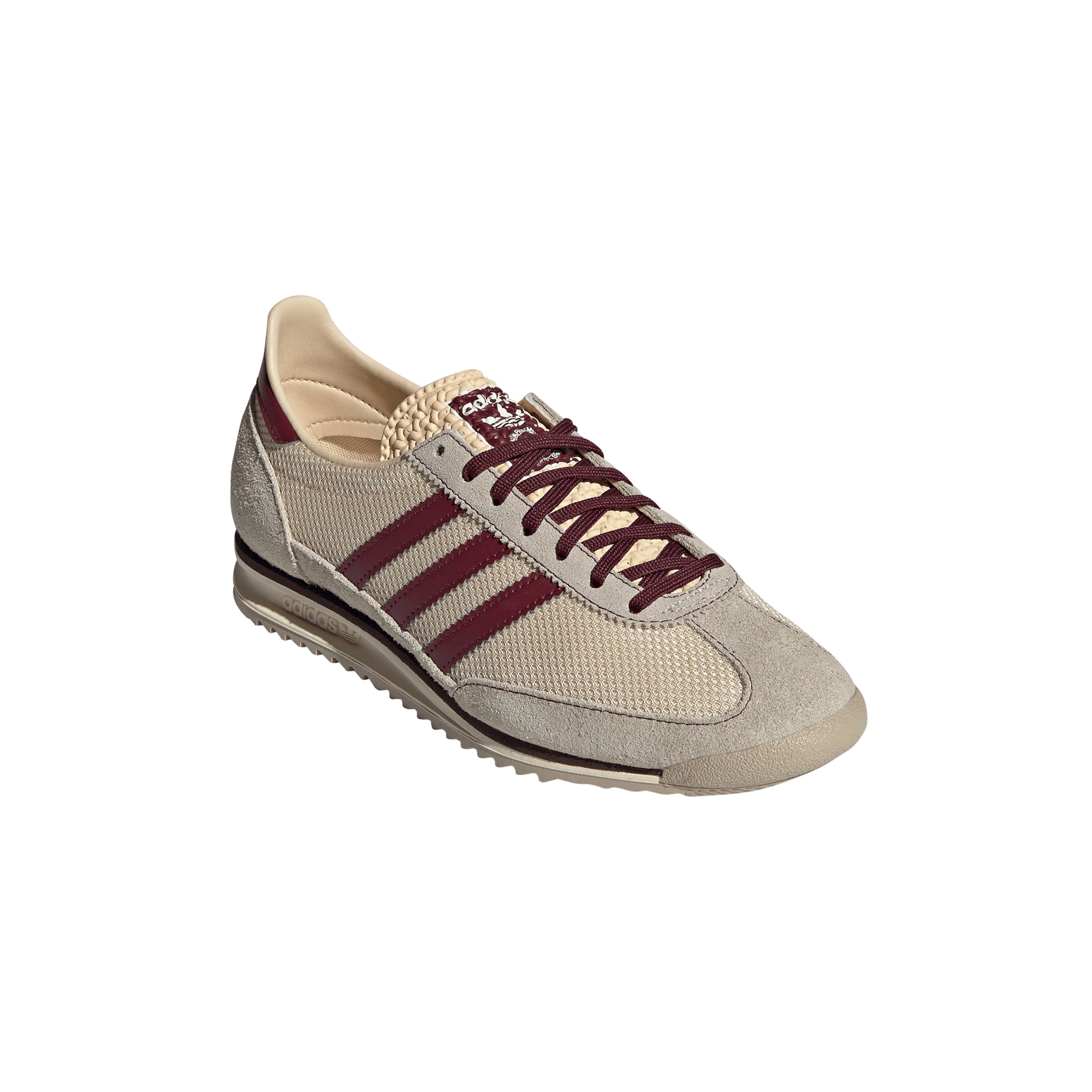 Adidas SL 72 Scarpe Beige e Bordeaux Uomo Stile Retro Vintage