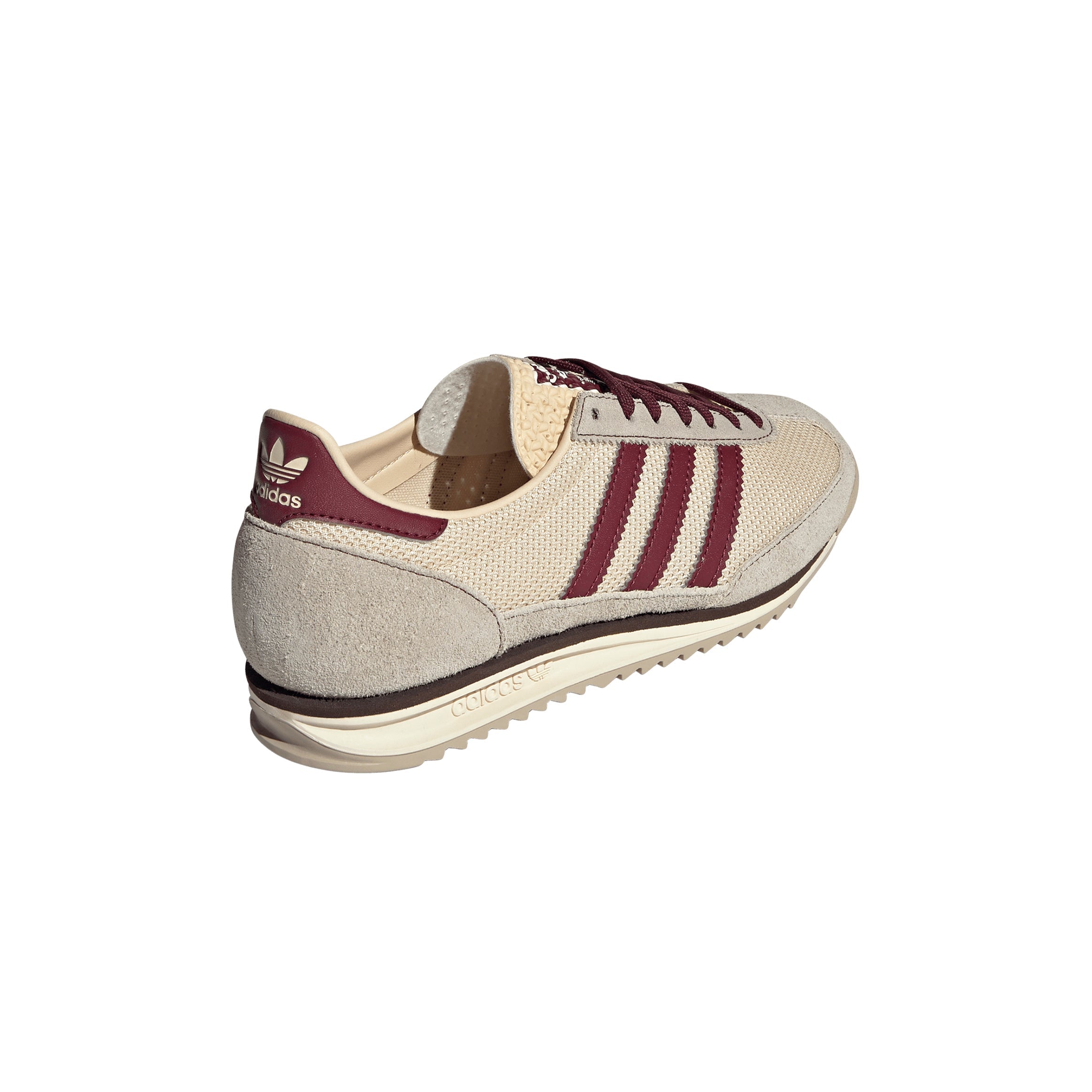 Adidas SL 72 Scarpe Beige e Bordeaux Uomo Stile Retro Vintage