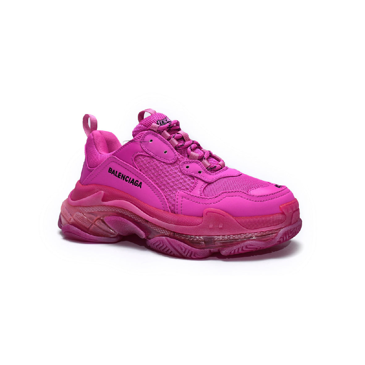 Balenciaga Triple S Sneakers Fucsia Donna Uomo Scarpe Esclusive