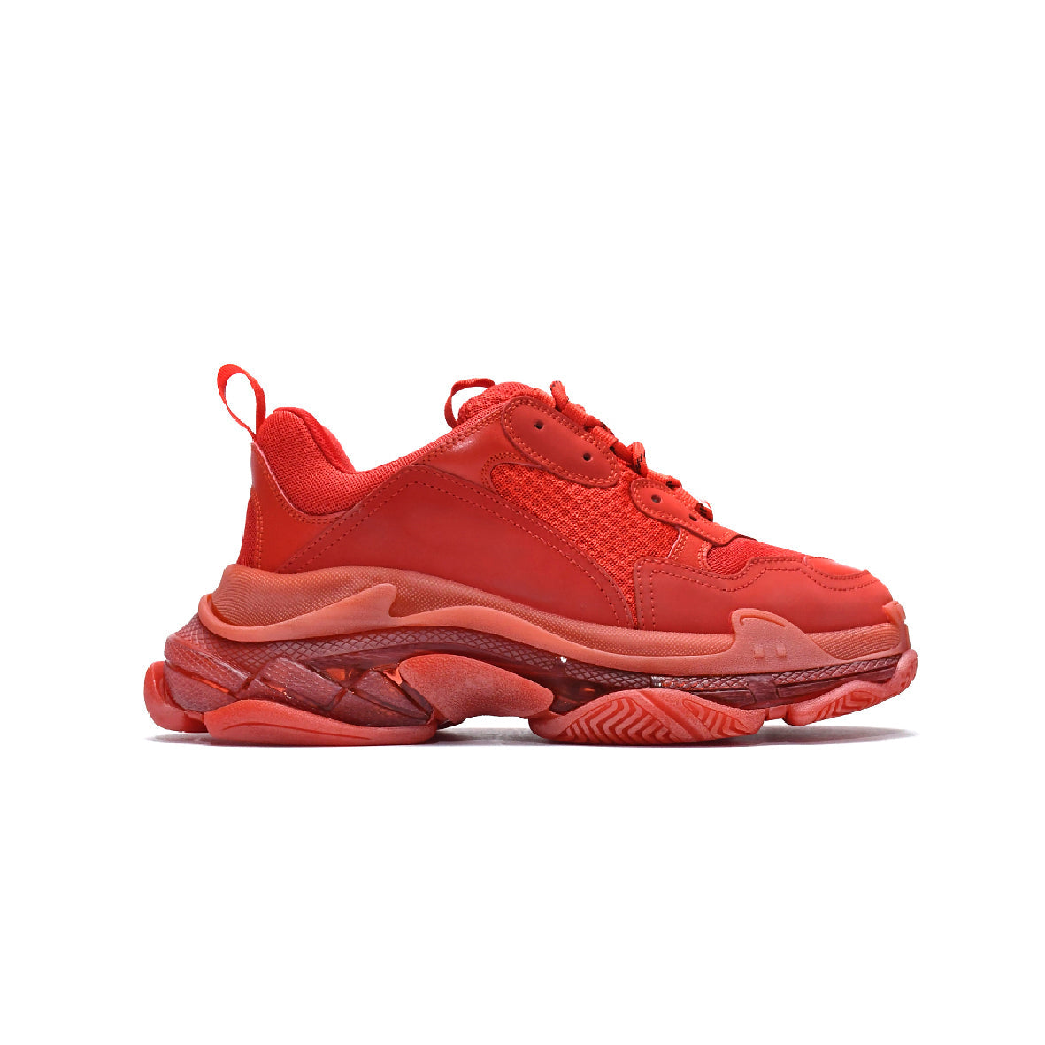 Balenciaga Triple S Sneakers Rosse Uomo Donna Scarpe Esclusive