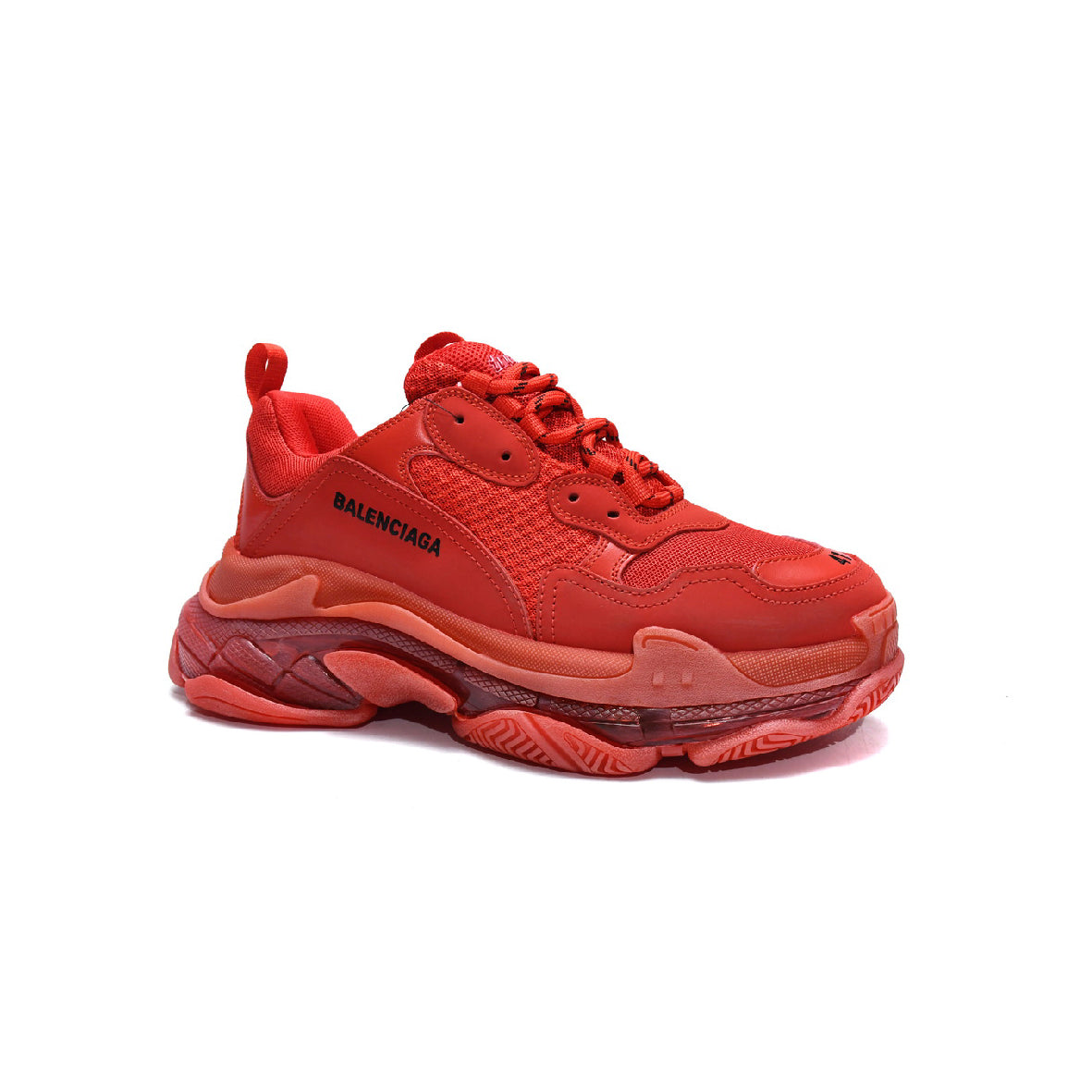 Balenciaga Triple S Sneakers Rosse Uomo Donna Scarpe Esclusive