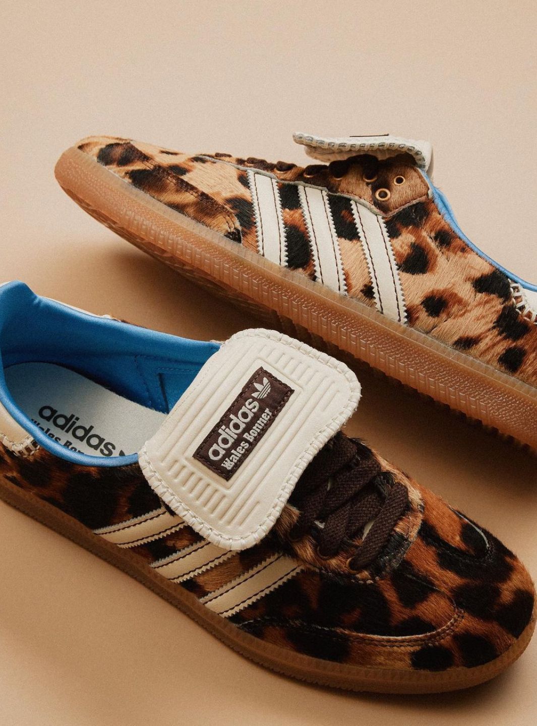 Adidas Samba x Wales Bonner Stampa Leopardata Pony Style