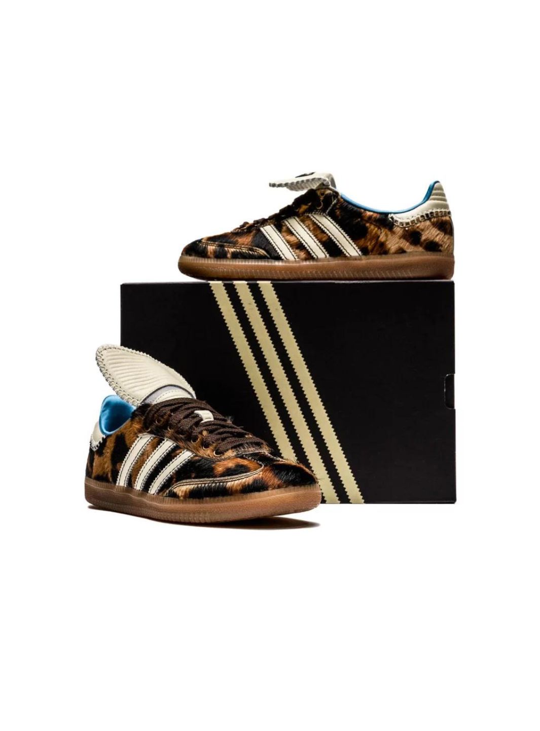 Adidas Samba x Wales Bonner Stampa Leopardata Pony Style