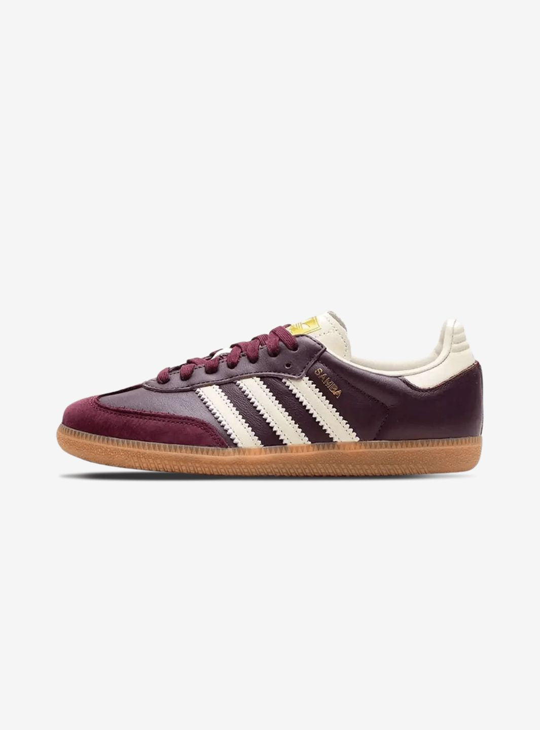 Adidas Samba OG Maroon Gold Metallic