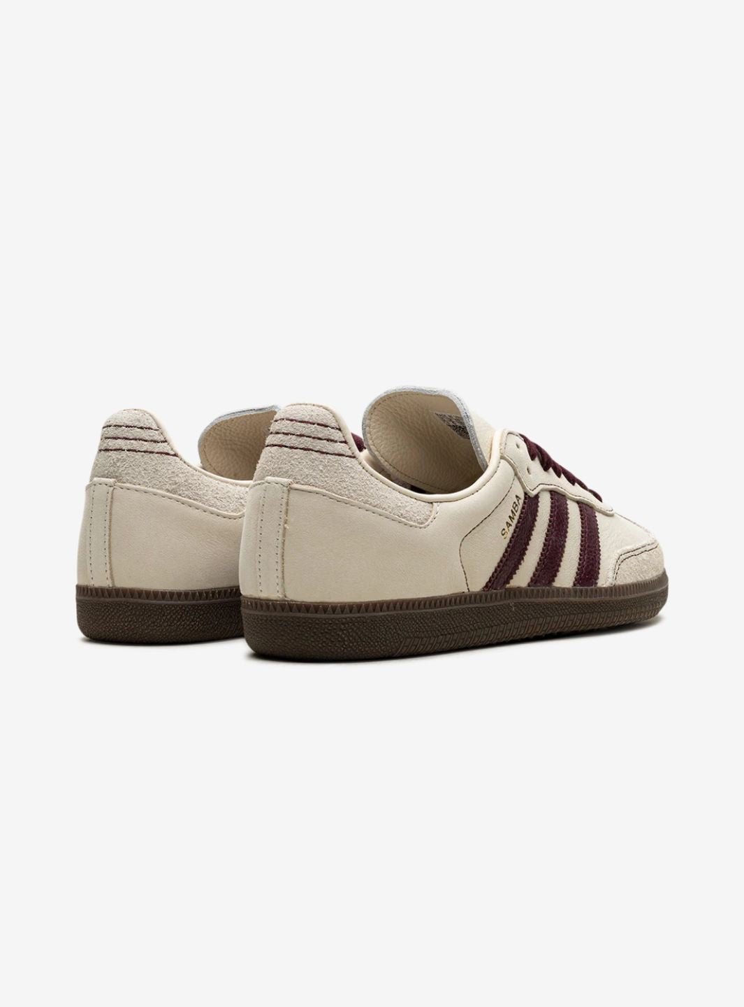 Adidas Samba OG Wonder White Maroon