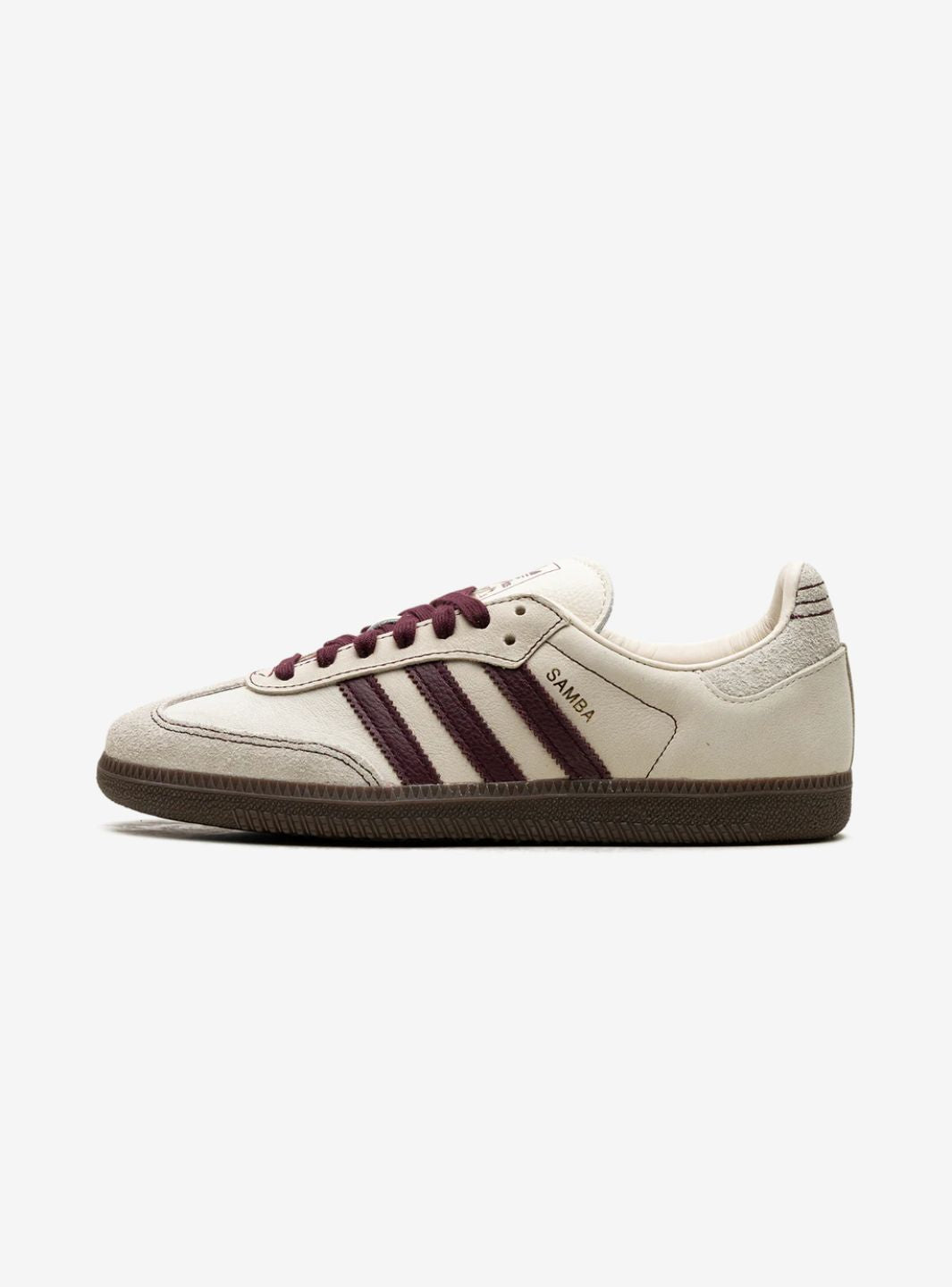 Adidas Samba OG Wonder White Maroon